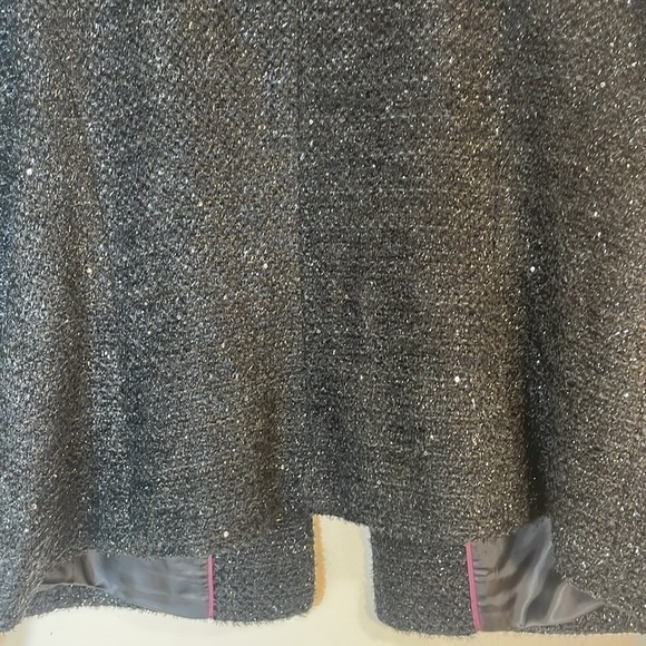 NWOT. RSVP by Talbots 18 Wool Blend Shimmer Boucle Tweed Jacket with Pearl Trim. - Picture 12 of 13